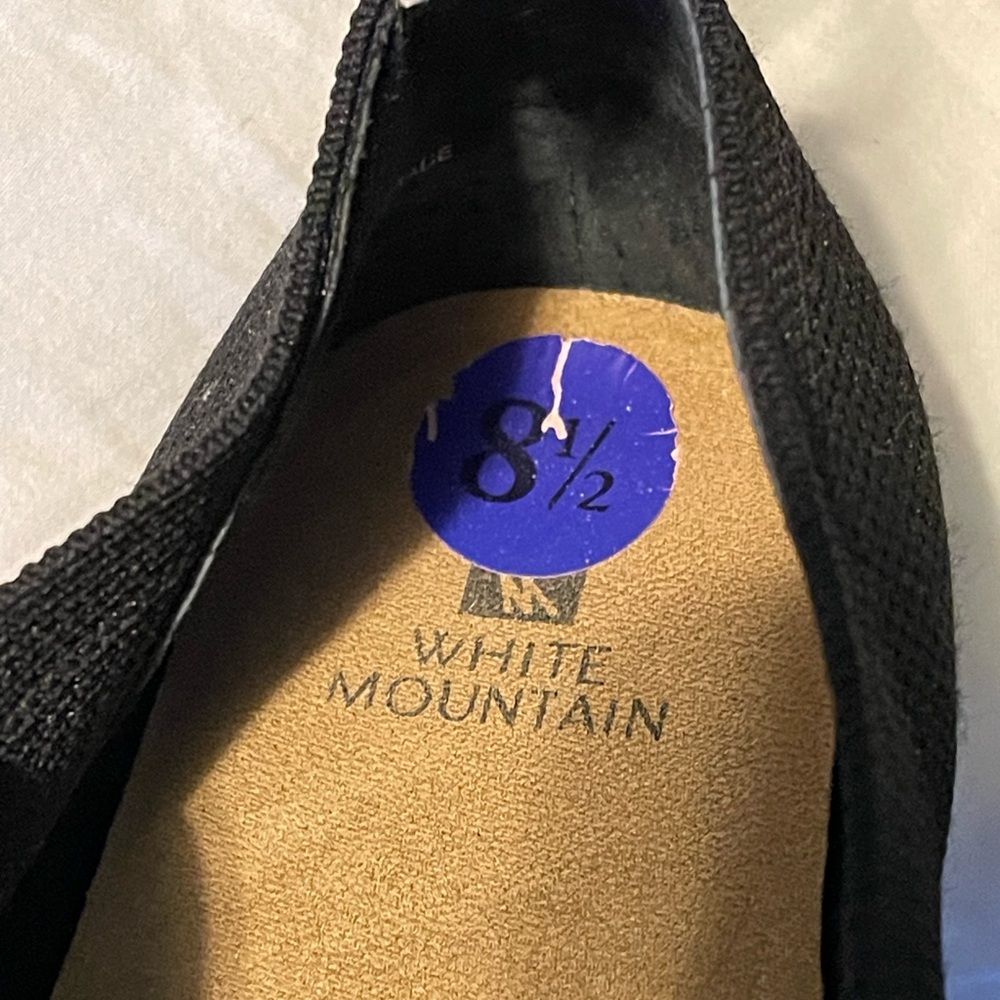 White Mountain Black Slip-On Shoes - Picture 3 of 6